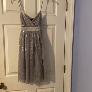 Spaghetti Strap Sequined Dress Party Sparkly Size 8